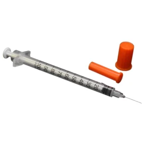 0.3ml/0.5ml/1ml*29g/30g/31g*13mm/8mm/6mm Veterinary Disposable Plastic Sterile Insulin Syringe for Pig/Goat Use