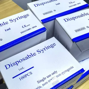 0.3ml 0.5ml 1ml CE Certified Disposable Painless Syringes with Needle Plastic Insulin Syringes 31g 100 Unit 8mm Pets Can Use