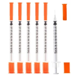0.3ml Disposable Veterinary Insulin Syringe 29G 13mm Needle for Animal Injection