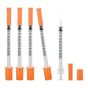 0.5ml 1ml Disposable Sterile Veterinary Insulin Syringe Medical Grade PP 29G 30G 31G for Animals