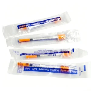 0.5ml 1ml Veterinary Disposable Syringe with Needle 29G 30G 31G Sterile Injector for Animal Vaccine Injection
