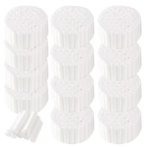 1.5 Inch EO Sterile CE Certified Medical Grade Class I Dental Cotton Rolls & Gauze Pads for Dentists Flexible Absorbent