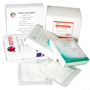 10*10cm 8ply EO Sterile Cotton Gauze Swab Individual Pack Medical Wound Dressing Pads