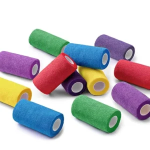 10 CM*4.5 M Strong Viscosity Colorful Cohesive Bandage Self Adhesive Bandage 10cm Vet Wrap Bandages for Horses
