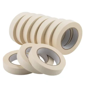 10 Pack Masking Tape General Purpose Beige White Color 1 Inch X 55 Yards X 10 Rolls for Painting Home Office Ect