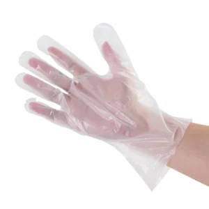 100% Biodegradable Transparent Disposable Waterproof Household Compostable Gloves Food Grade for Food Safety