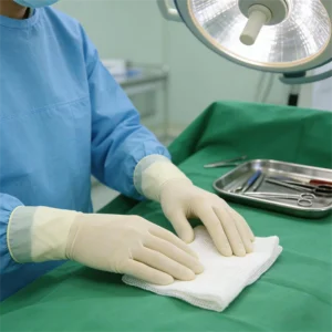 100 Box Cream Disposable Polyisoprene Gloves Powder Free Anti Slip Powder Free Safety Gloves