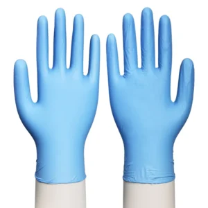 100 Box Medical Manufacturers Coated Blue Disposable Black Nitrile Gloves Powder Free