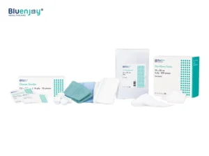 100% Cotton Medical Surgical Sterile Gauze Swab Sponge 8ply 12ply 16 Ply 2×2 3×3 4×4