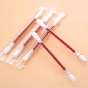 100% Cotton Swabs Individually Wrapped Double Tipped Paper Sticks for Ear Make-up 30 Count White Round Earpick End