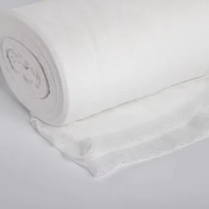 100% Cotton Zigzag Gauze Roll 1mx100m High Strength & Low Lint