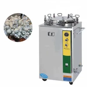 100 L 150L Hospital Spices Herb Lab Industrial Steam Sterilizer Food Mushroom Substrate Bag Retort Machine Vertical Autoclave
