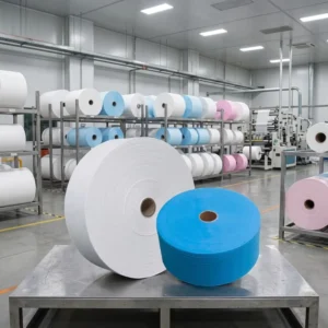 100% New Polypropylene Nonwoven Fabric Roll for Medical Usage Baby Diapers