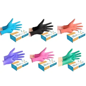 100% Nitrile Disposable Safety Gloves Nop slip Dust free 9 Inch Nitrile Glove