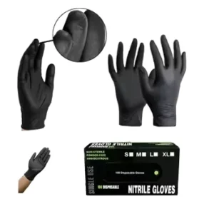 100% Nitrile Disposable Safety Gloves for Enhanced Touch Safety