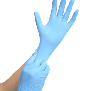 100 PCS Box Examination Food Grade Restaurant Household Tattoo Gloves Disposable Blue Nitrile Gloves Powder Free