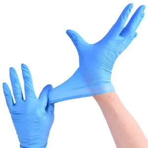 100 PCS Box Examination Food Grade Restaurant Household Tattoo Gloves Disposable Blue Nitrile Gloves Powder Free