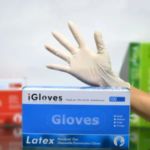 100 PCS Box Medical Examination Food Restaurant Household Tattoo Disposable Clear Vinyl Gloves Powder Free