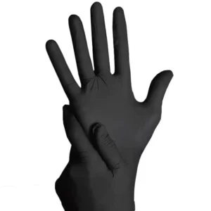 100 PCS Box Nitrile Hand Gloves Blue Black Medical Powder Free Disposable Examination Gloves Smooth Texture Customizable