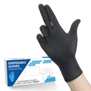 100 PCS Box Nitrile Hand Gloves Blue Black Medical Powder Free Disposable Nitrile Examination Gloves
