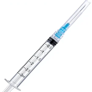 100 Pack Disposable 3ml cc Lab Syringes with 23Ga 1 Inch Needle Luer Lock Individually Sealed Packed