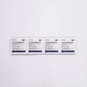 100 Pcs Alcohol Pads Individually Wrapped Swap Pad Wet Wipe 6x6cm 6x3cm 12x15cm 70% Isopropyl Wipes