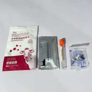 100 Pcs Cow Blood Test for Pregnancy 99% Accuracy Cattle Farm Tools Cattle Fetation Paper Cow Early Pregnancy Test Paper
