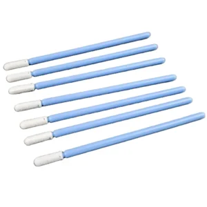 100 Pcs bag Open Cell Foam Head Cleanroom Stick for Electronics Sponge Swabs