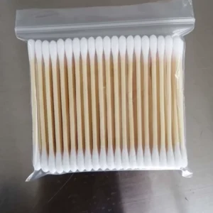 100-Piece Pack Dust-Free Industrial Cotton Swabs Makeup and Baby Cleaning Usage