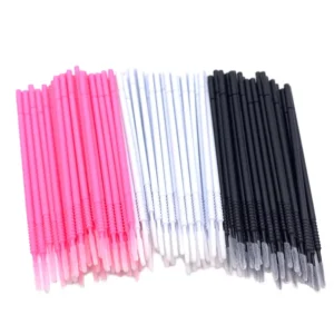 100 Pieces/pack Long-head Cotton Swab Eyelash Cleaning Rod for False Eyelash Transplant Tattoo Removal Eyelash Removal