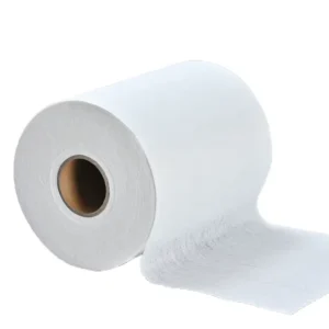 100% Polyester Spunlace Mesh Nonwoven Fabric Roll Breathable Eco Friendly Fusible Lightweight for Medical Gauze