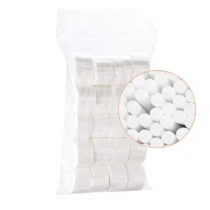 100% Pure Cotton Absorbent Disposable Medical Wool Pad Dental Cotton Roll