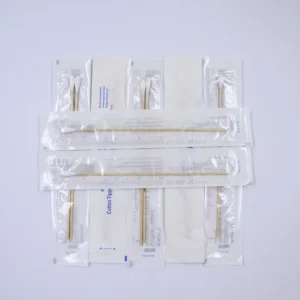 100% Pure Cotton Medical Cotton Tipped Applicator 15cm Single Tip 6 Inch Birch Wooden Sterile Swabs Cotton Buds