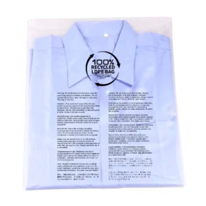 100% Recycled Global Materials Factory Self-Seal Adhesive Plastic Poly Bags Reusable Cello Cellophane Packaging Clothing Heat
