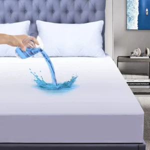 100% Waterproof Mattress Protector Full Size Breathable Noiseless Mattress Cover 6″-19″ Fitted Deep Pocket Bed Cover