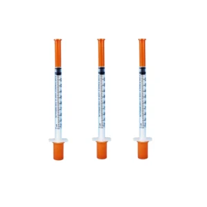 100 count Sterile 1ml Disposable Veterinary Syringes with Luer Lock Tip and 30G Needles for Cow & Pig Use OEM Brand