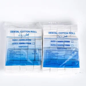 1000pcs bag Medical Teeth Cleaning Disposable Dental Cotton Roll