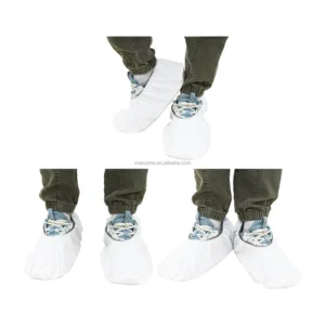 100P Breathable Durable Shoe Covers Class I Medical High Quality Non Sterile PVC Non Woven Customizable Brand S-XL Size