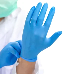 100PCS Box Non sterile Dental Food Processing Dark Blue Disposable Medical Examination Nitrile Gloves Powder Free