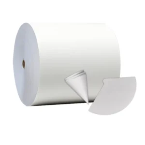 100gsm Water Based Single Coated Plastic Free Eco Paper Rolls for Conical Water Cups and Airport Sampling
