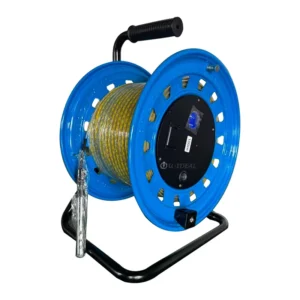 100m 200m 300m Portable Steel Tape Water Level Meter Digital Groundwater Level Indicator for Deep Well