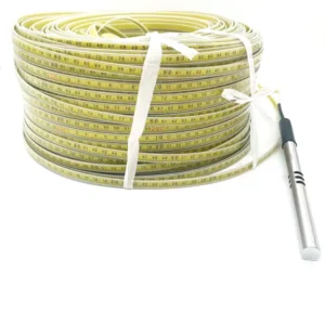 100m High Tensile Steel Water Level Meter Tape Well Depth Meter Ruler Cable with Sensor