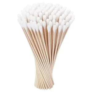 100p Disposable Wood Cotton Swab High Quality Personal Care