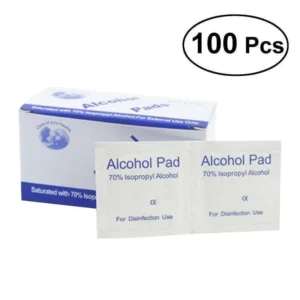 100pcs Antiseptic Alcohol Pad Microblading Eyebrow Tattoo Cleaning Accessoires for Permanent Makeup