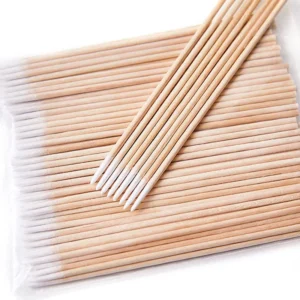 100pcs Bag Wood Cotton Swab Cosmetics Permanent Makeup Health Ear Jewelry Clean Sticks Buds Tip Wood Cotton Head Swab