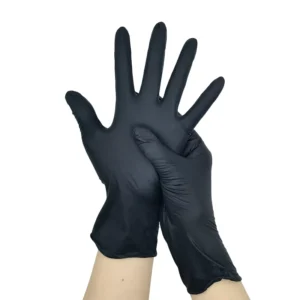 100pcs Box Nitrile Gloves Protective Medical Exam Touch Screen 4mil Disposable Black Powder Free for Hospital