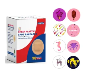 100pcs Children Cute Cartoon Print Waterproof Breathable Adhesive Dressing Band-Aid CE Certified Sterile PE Bandages