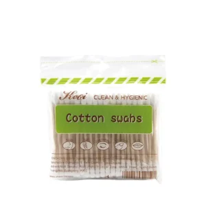 100pcs Cotton Bud Wooden Stick Cotton Swab