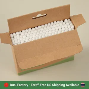 100pcs Cotton Swabs Bamboo Stick Cotton Buds with Kraft Paper Box Aircraft Hole Hang Card