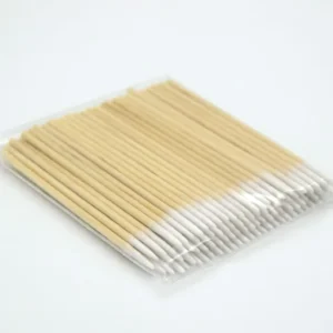 100pcs Cotton Tipped Tattoo Pointed Cotton Buds Swabs Makeup Cosmetic Applicator Wood Sticks